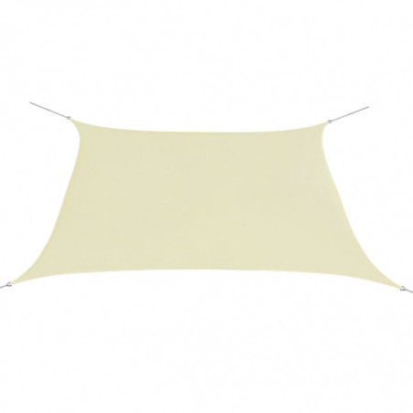 Sonnensegel Oxford Gewebe Quadratisch 3,6 x 3,6 m Creme