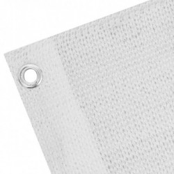 Balkonsichtschutz HDPE 75x600 cm weiß