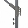 Ampelschirm mit Aluminium-Mast 350 cm Terrakotta-Farbton