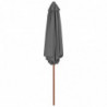 Sonnenschirm mit Holz-Mast 270 cm Anthrazit