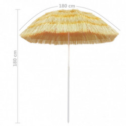 Strandschirm Natur 180 cm Hawaii Style