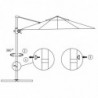 Ampelschirm mit Stahlmast 250×250 cm Sandfarben