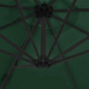 Ampelschirm mit Stahlmast Grün 300 cm