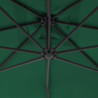 Ampelschirm mit Stahlmast 300 cm Grün