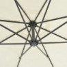 Ampelschirm mit Stahlmast 300 cm Sand
