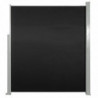 Ausziehbare Seitenmarkise 160x500 cm Schwarz