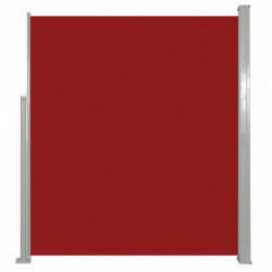 Ausziehbare Seitenmarkise 160x500 cm Rot