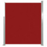 Ausziehbare Seitenmarkise 160x500 cm Rot