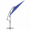 Ampelschirm mit Alu-Mast 300 cm Blau