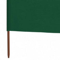 3-teiliges Windschutzgewebe 400 x 160 cm Grün