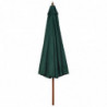 Sonnenschirm mit Holzmast 330 cm Grün