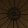 Ampelschirm Taupe 3 m Aluminium-Mast