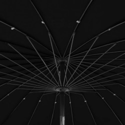 Sonnenschirm mit Aluminium-Mast 270 cm Schwarz
