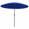 Sonnenschirm mit Aluminium-Mast 270 cm Azurblau