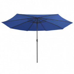 Sonnenschirm mit Metall-Mast 400 cm Azurblau