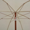 Sonnenschirm mit Stahlmast 240 cm Sandfarben