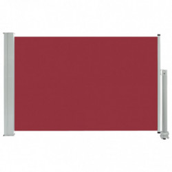 Ausziehbare Seitenmarkise 60×300 cm Rot