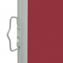 Ausziehbare Seitenmarkise 60×300 cm Rot