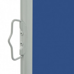 Ausziehbare Seitenmarkise 80×300 cm Blau