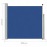 Ausziehbare Seitenmarkise 170×300 cm Blau