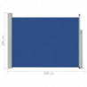 Ausziehbare Seitenmarkise 100×500 cm Blau