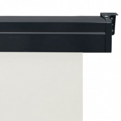 Balkon-Seitenmarkise 60 × 250 cm Creme