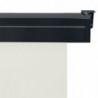 Balkon-Seitenmarkise 100 × 250 cm Creme
