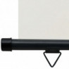 Balkon-Seitenmarkise 100 × 250 cm Creme