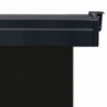 Balkon-Seitenmarkise 140 × 250 cm Schwarz