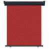 Balkon-Seitenmarkise 140 × 250 cm Rot