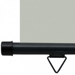 Balkon-Seitenmarkise 160 × 250 cm Grau
