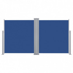 Ausziehbare Seitenmarkise Blau 100 x 600 cm
