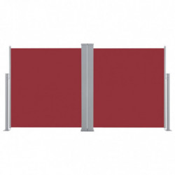 Ausziehbare Seitenmarkise Rot 120 x 600 cm