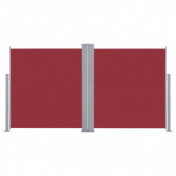 Ausziehbare Seitenmarkise 170 x 600 cm Rot