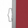 Ausziehbare Seitenmarkise Rot 120 x 1000 cm