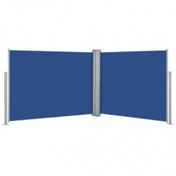 Ausziehbare Seitenmarkise Blau 140 x 1000 cm