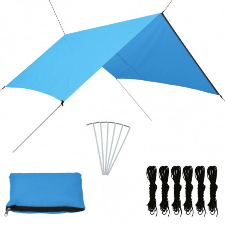 Outdoor Tarp 3 x 2,85 m Blau