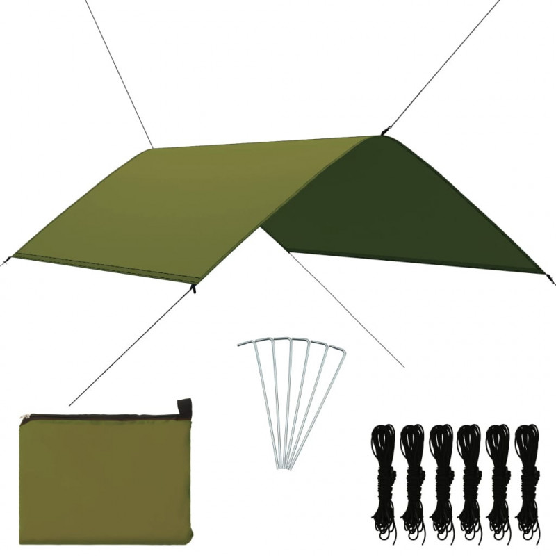 Outdoor Tarp 3x2 m Grün