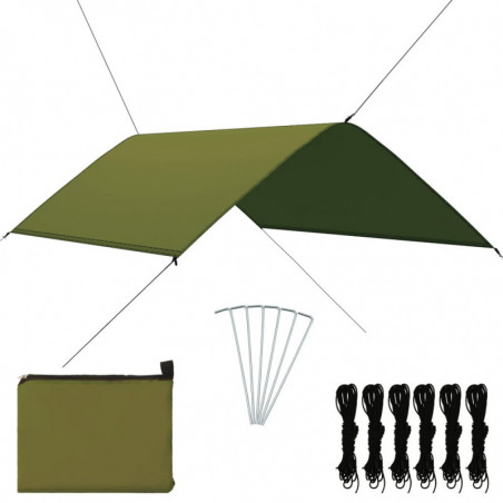 Outdoor Tarp 3x2 m Grün