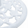 Sonnenschirmständer Weiß 12 kg 48 cm Gusseisen
