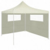 Pavillon-Seitenwand mit Fenstern 6x2 m Creme