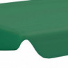 Ersatzdach für Hollywoodschaukel Grün 150/130x70/105 cm