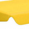 Ersatzdach für Hollywoodschaukel Gelb 150/130x70/105 cm