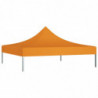Partyzelt-Dach 3x3 m Orange 270 g/m²