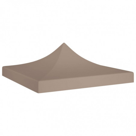 Partyzelt-Dach 3x3 m Taupe 270 g/m²