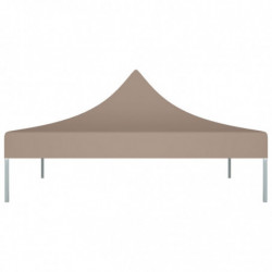 Partyzelt-Dach 3x3 m Taupe 270 g/m²