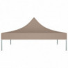 Partyzelt-Dach 3x3 m Taupe 270 g/m²