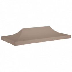 Partyzelt-Dach 6x3 m Taupe...
