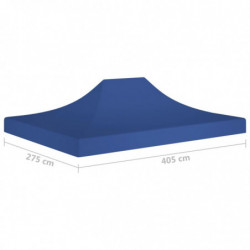 Partyzelt-Dach 4x3 m Blau 270 g/m²