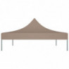 Partyzelt-Dach 4x3 m Taupe 270 g/m²